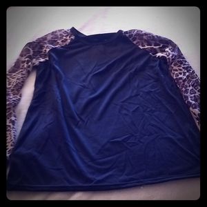 Leopard print blouse